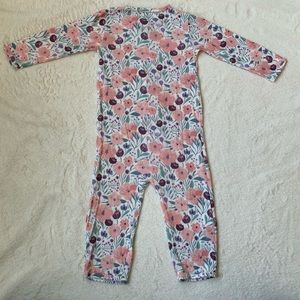 Magnetic Me Floral Kids One Piece - Pink and Purple